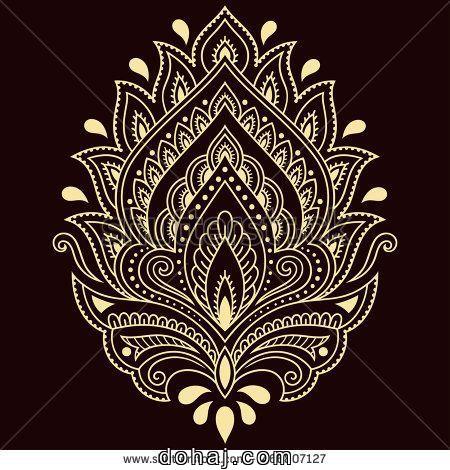 Bold Flower Mehndi Design