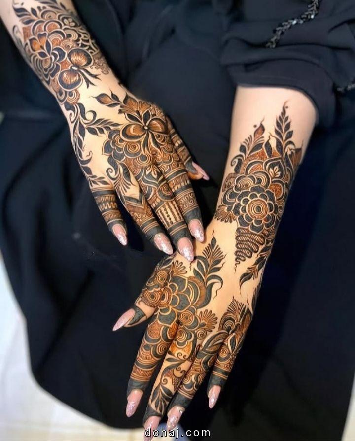 Boys Mehndi Design Simple Front Hand