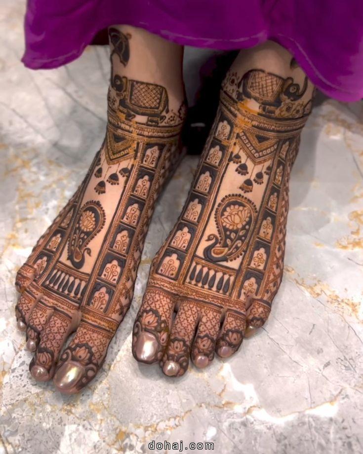 Bridal Arabic Mehndi Design 2021