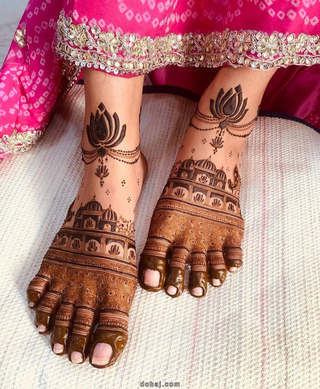 Bridal Back Hand Mehndi Design