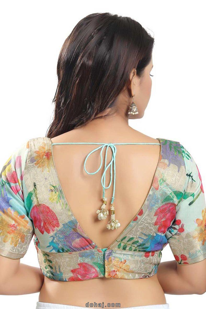 Bridal Back Neck Latest Blouse Designs