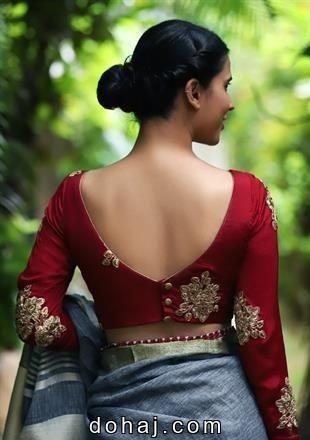 Bridal Blouse Back Neck Designs