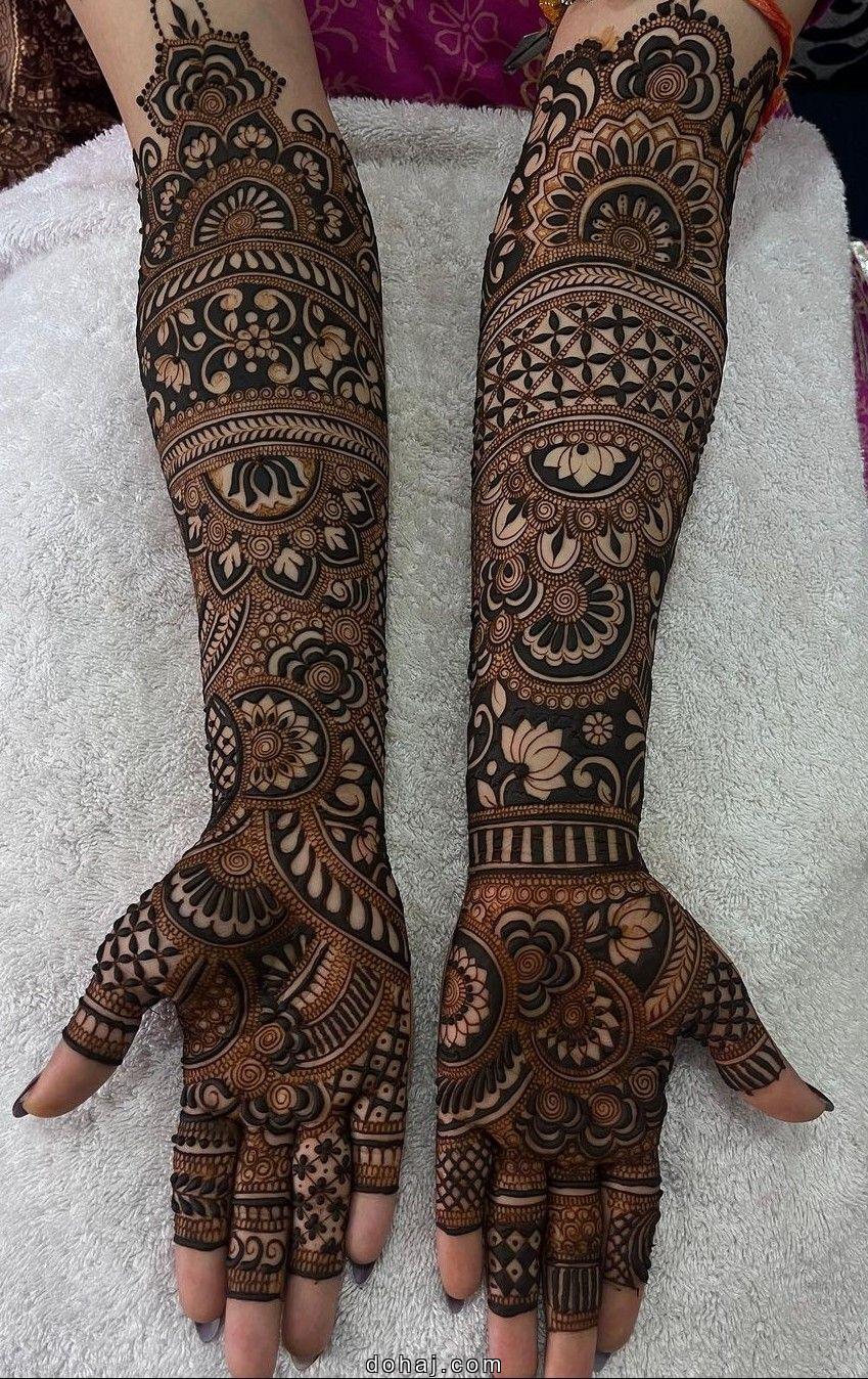 Bridal Bridal Front Full Hand Mehndi Design