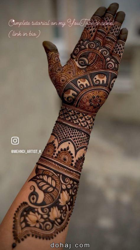 Bridal Bridal Mehndi Design Easy And Beautiful