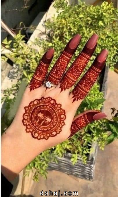 Bridal Circle Mehndi Design