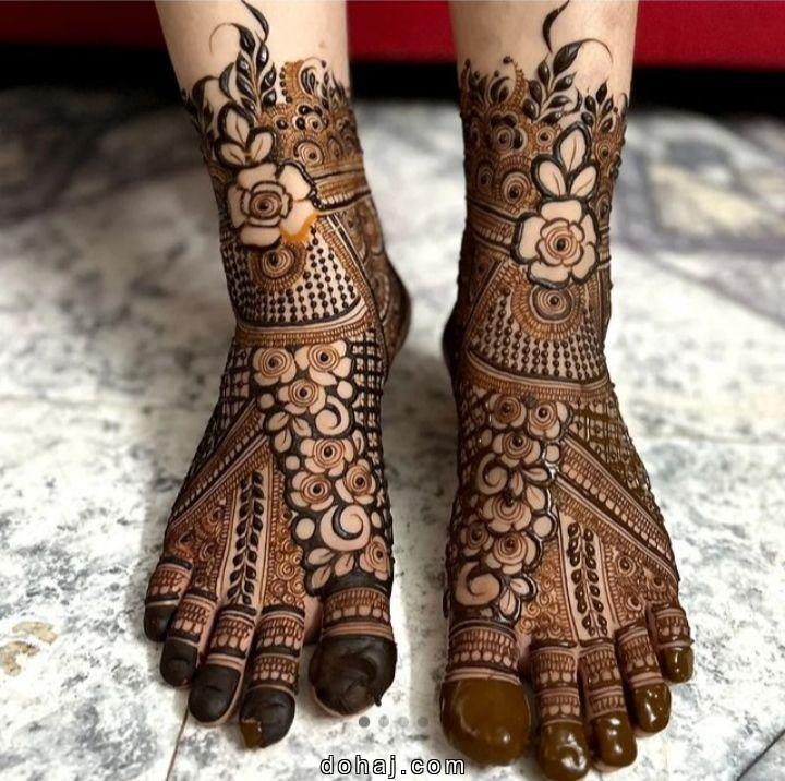 Bridal Floral Mehndi Design