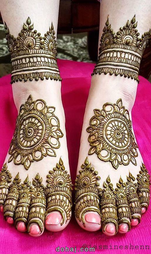 Bridal Foot Mehndi Design