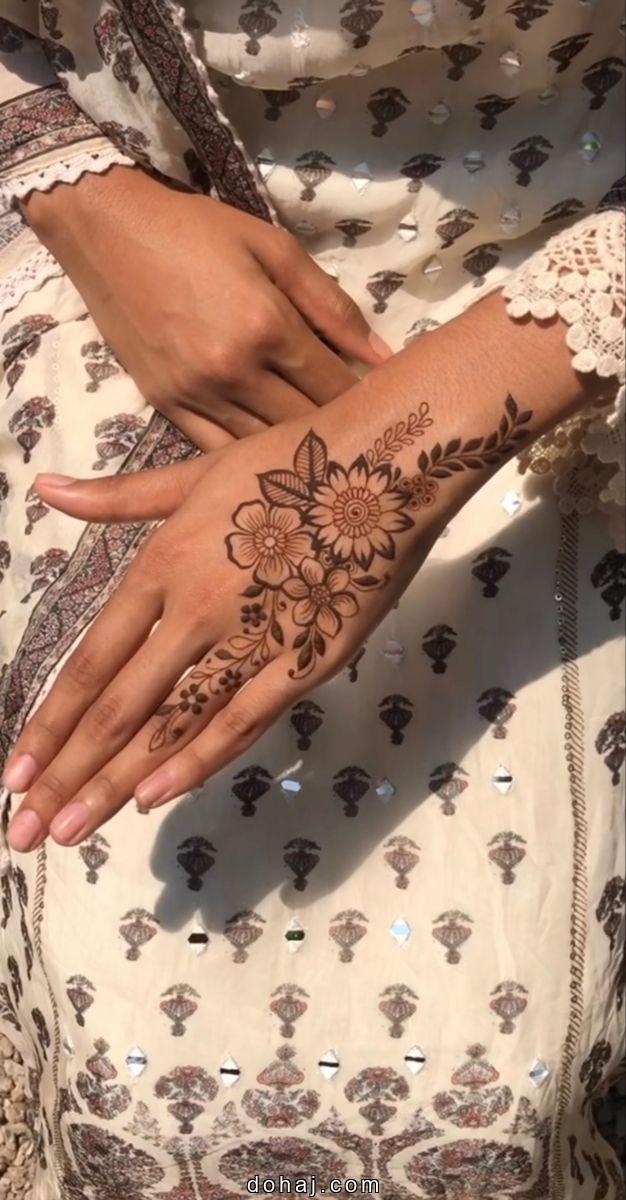 Bridal Henna Back Hand Mehndi Design