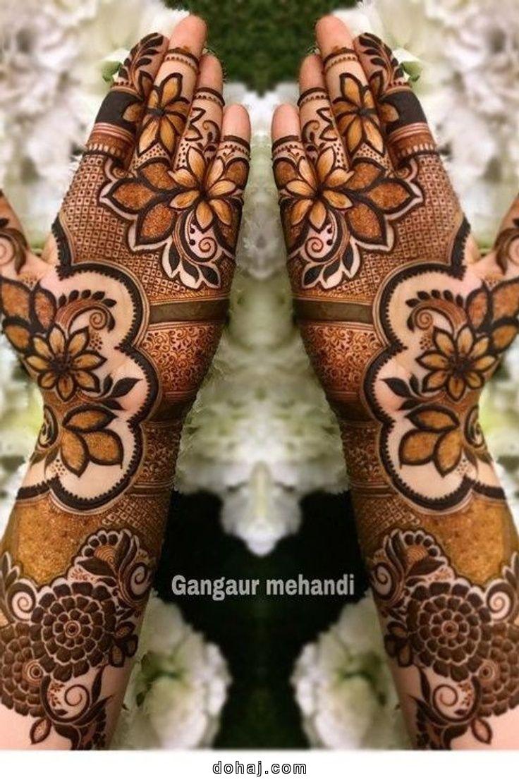 Bridal Henna Back Hand Mehndi Design
