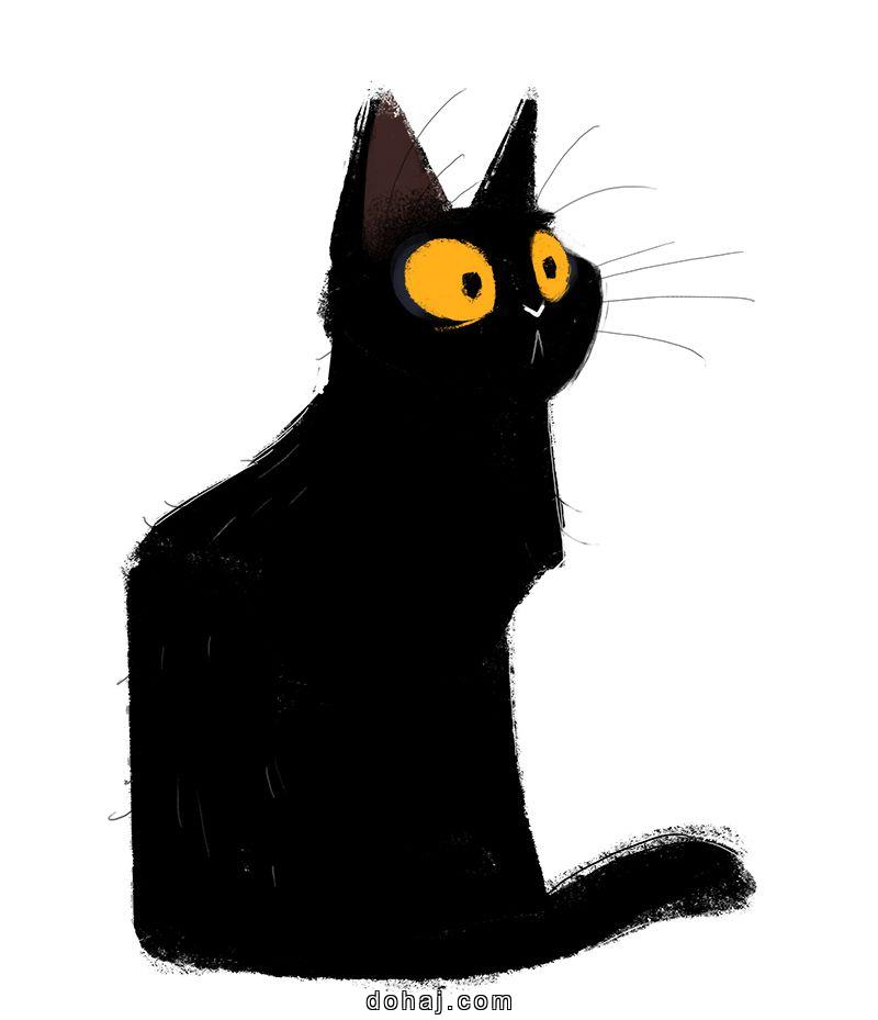 Cartoon Cat Drawing
