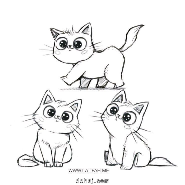 Cat Easy Drawing For Kids
