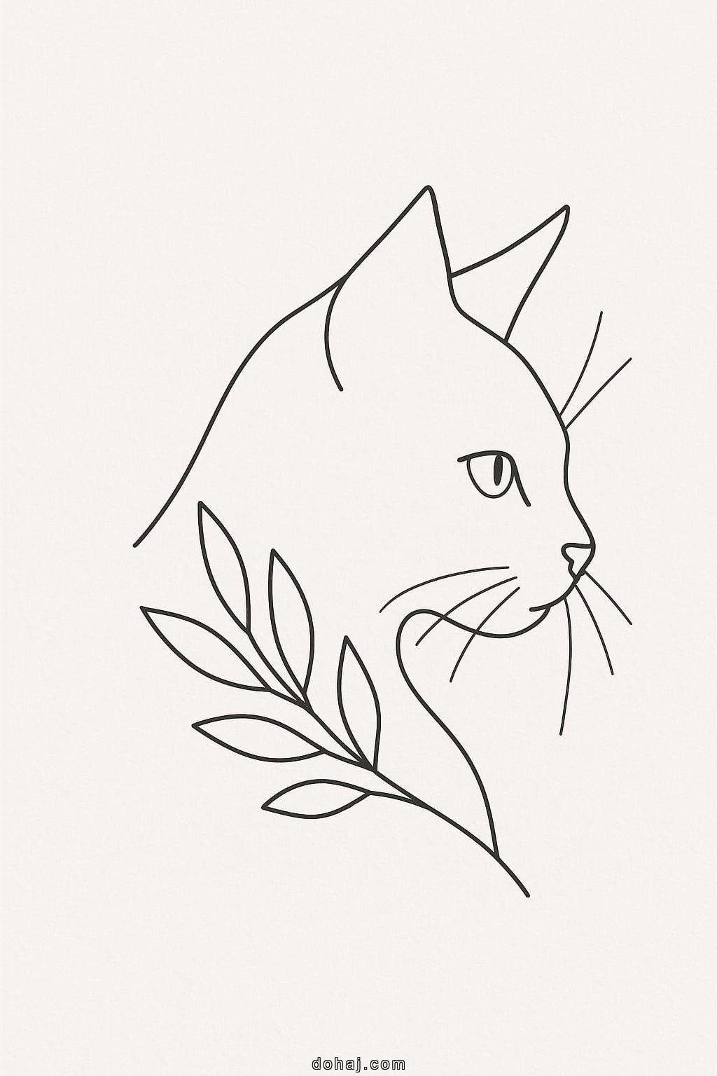 Cat Nose Drawing