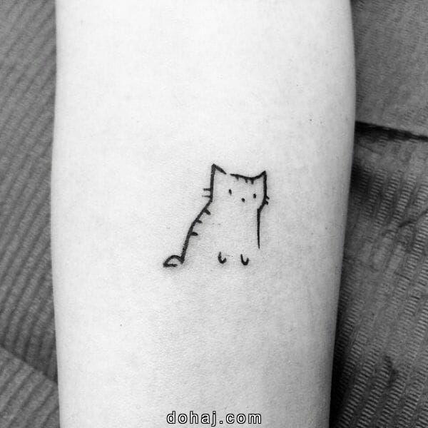 Cat Tattoo Ideas Small