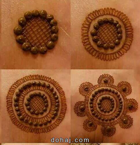 Centre Circle Mehndi Design