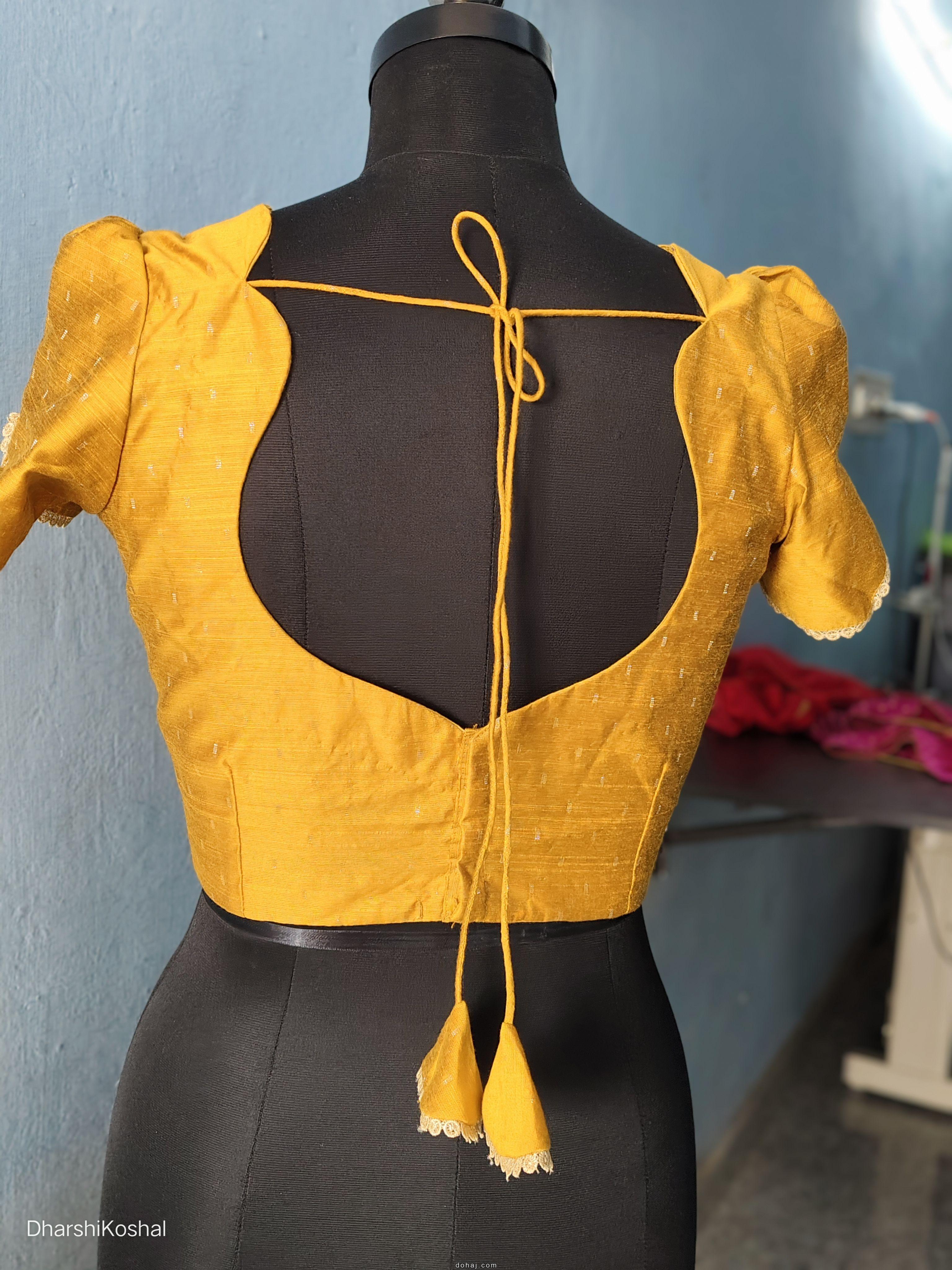 Closed Neck Blouse Designs