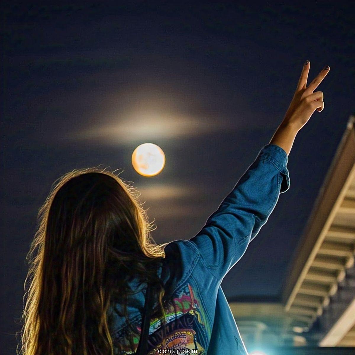 Confident Girl Cartoon Alone Cute Dp