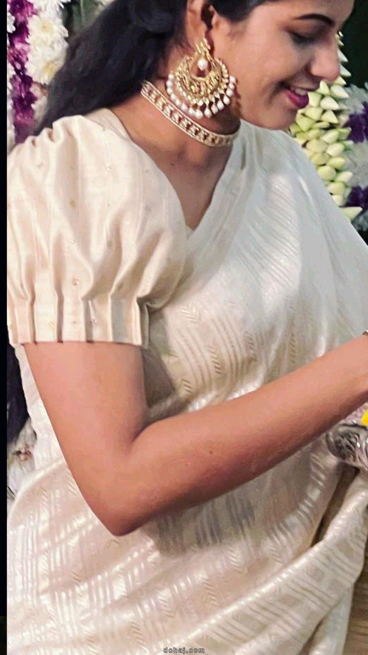 Cotton Saree Blouse Designs