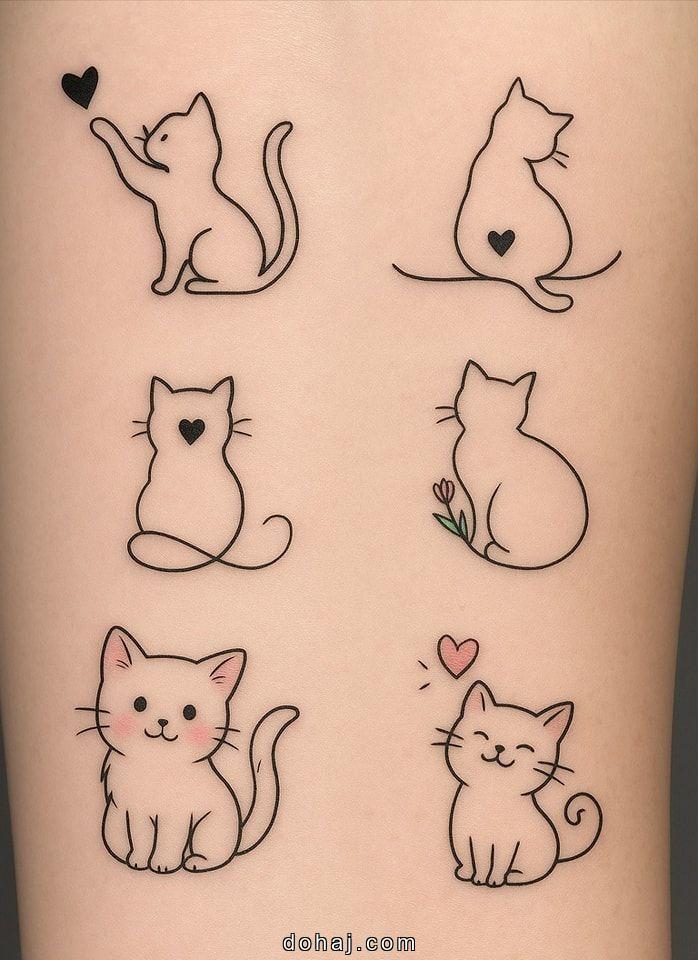 Cute Cat Face Drawing