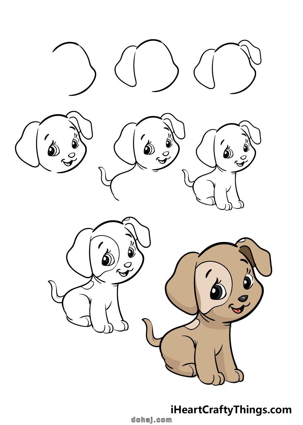 Cute Cute Dog Drawing