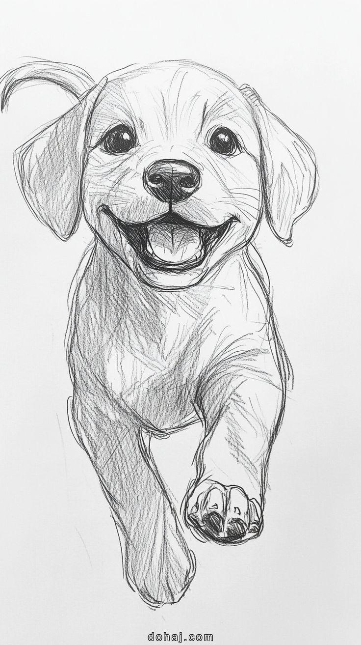 Cute Drawing Of Dog