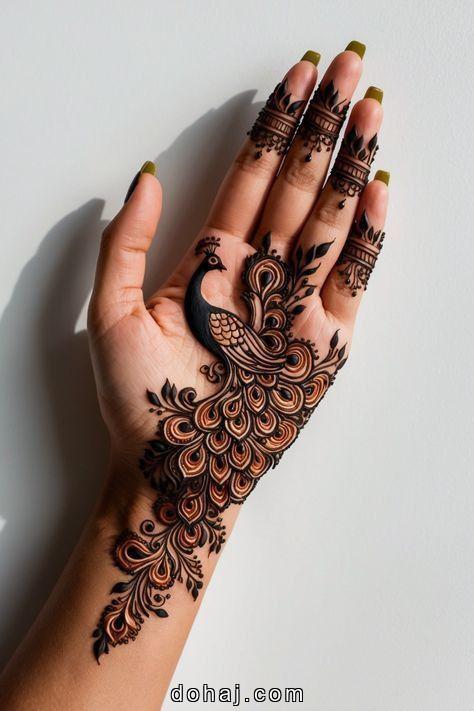 Cute Simple Cute And Simple Mehndi Design For Palm