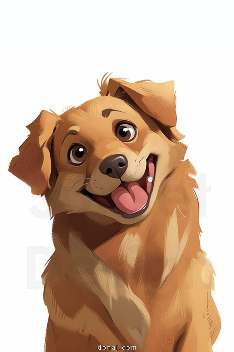 Cute Simple Dog Drawing