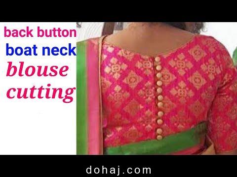 Deep Boat Neck Blouse