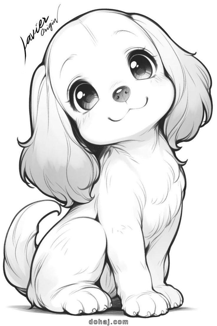 Dog And Cat Drawing Easy