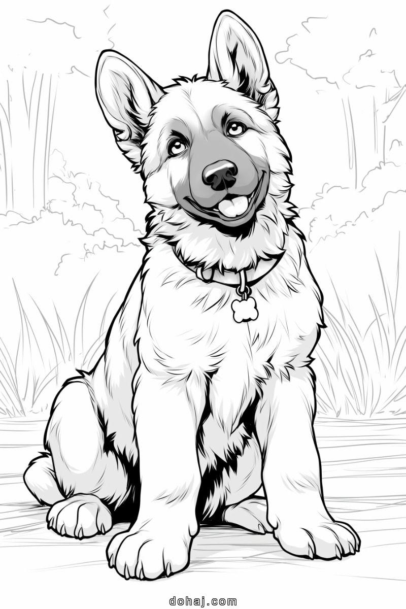 Dog Drawing Step By Step Realistic