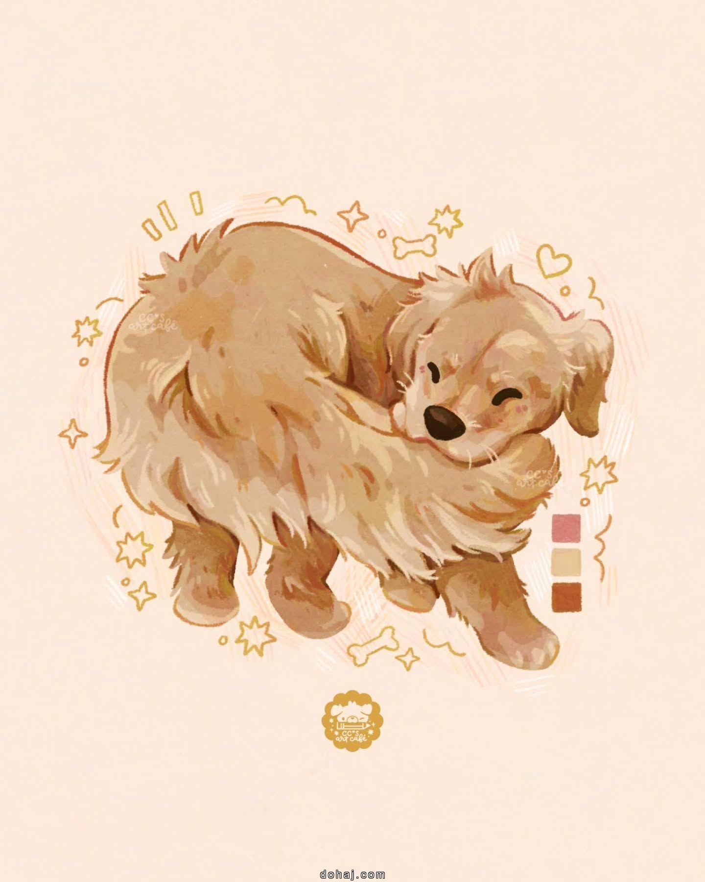 Dog Man Drawing Easy