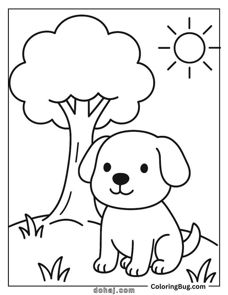 Dog Skeleton Drawing