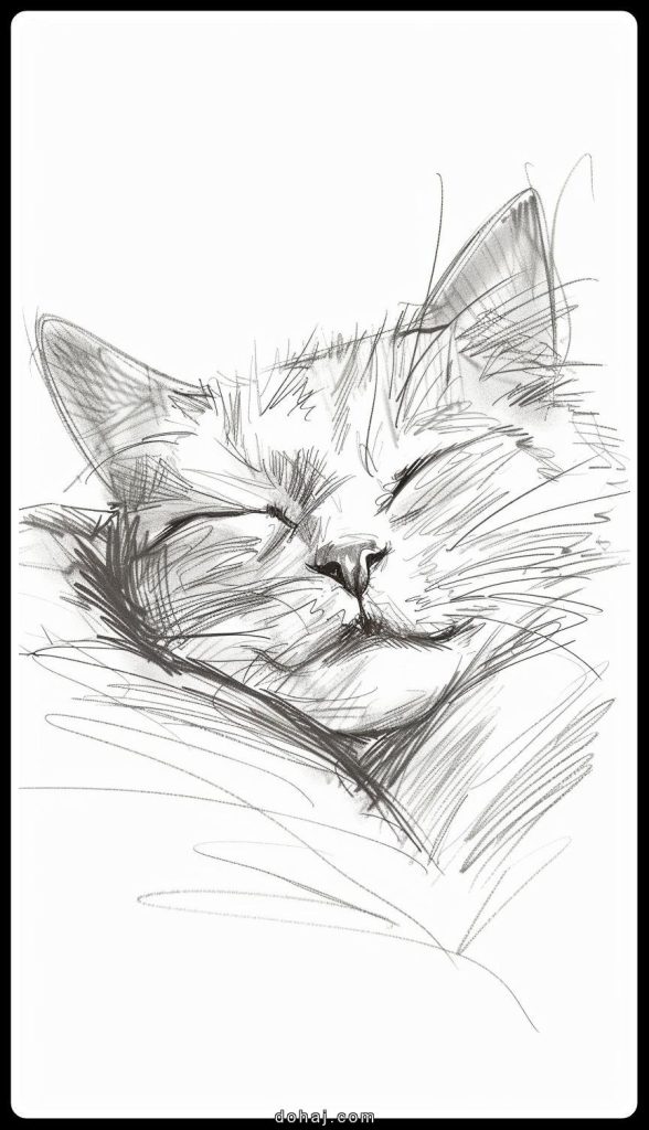 Drawing A Cat Step By Step