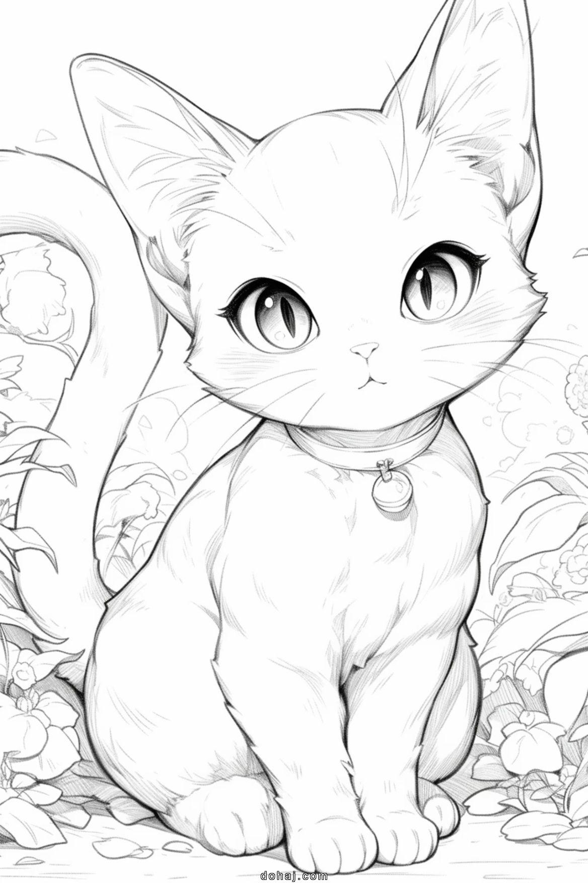 Drawing Kawaii Kawaii Cat Drawing
