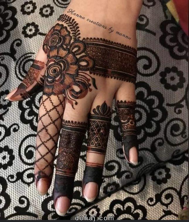 Dubai Mehndi Design Back Hand
