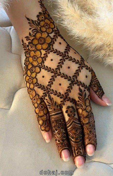 Dulhan Full Hand Bridal Mehndi Design