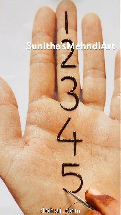 Easy Arabic Mehndi Design Front Hand Simple And Beautiful