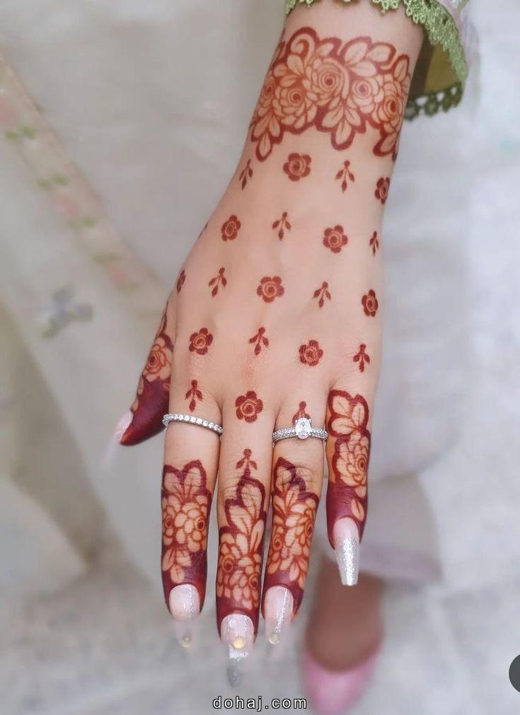 Easy Arabic Mehndi Stylish Easy Front Hand Simple Mehndi Design