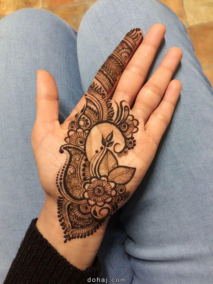 Easy Bride And Groom Mehndi Design