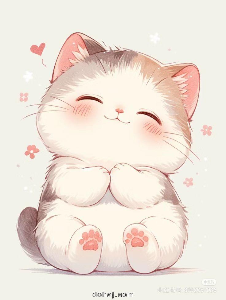 Easy Cat Drawing Step By Step