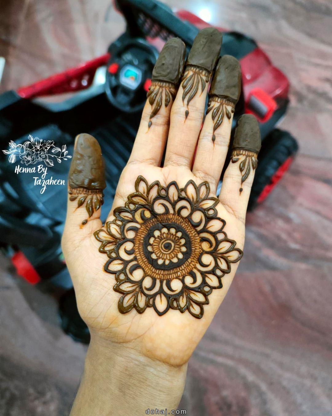 Easy Easy Back Hand Mehndi Design