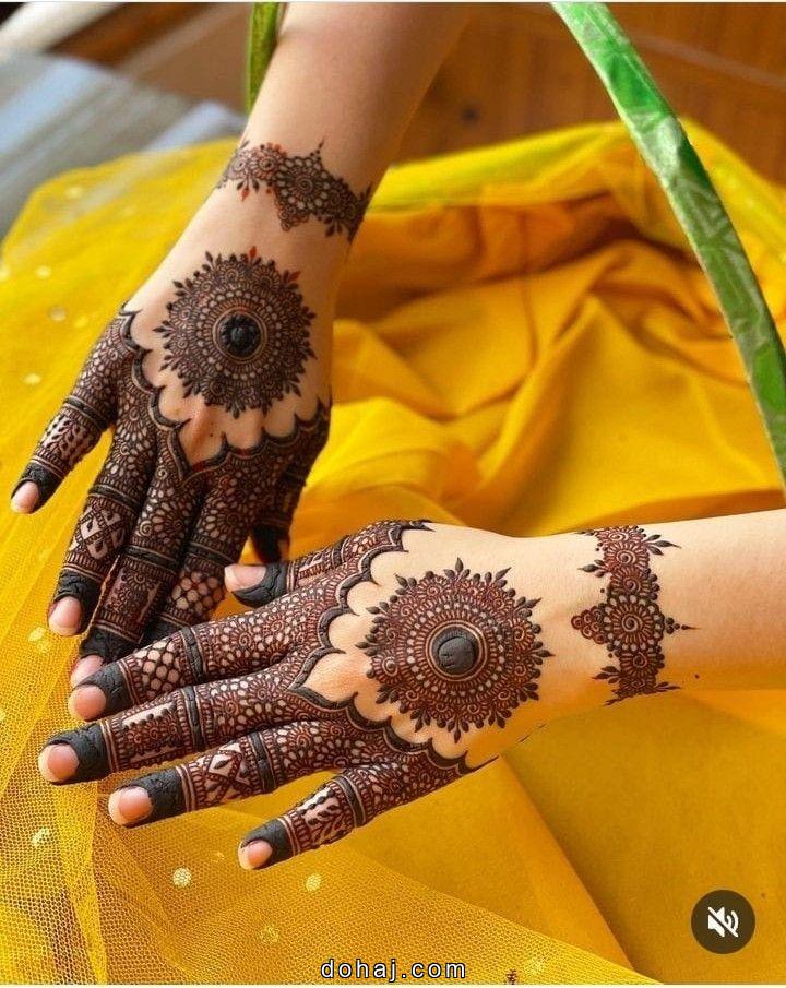 Easy Easy Simple Circle Mehndi Design