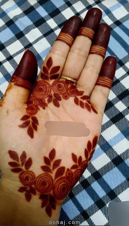 Easy Front Hand Simple Mehndi Design