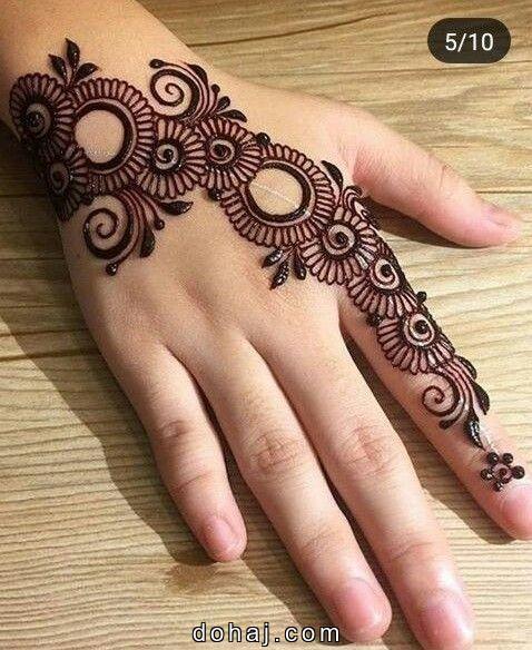 Easy Mehndi Design For Raksha Bandhan