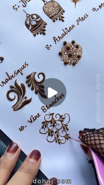 Easy Mehndi Design Front Hand Circle