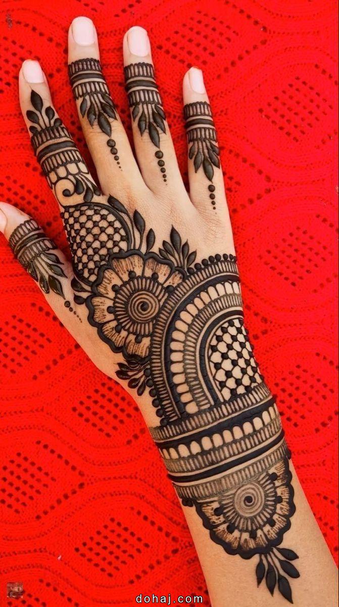 Easy Mehndi Design Simple Front Hand