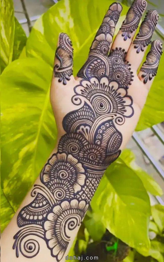 Easy Pair Ki Mehndi Design Simple