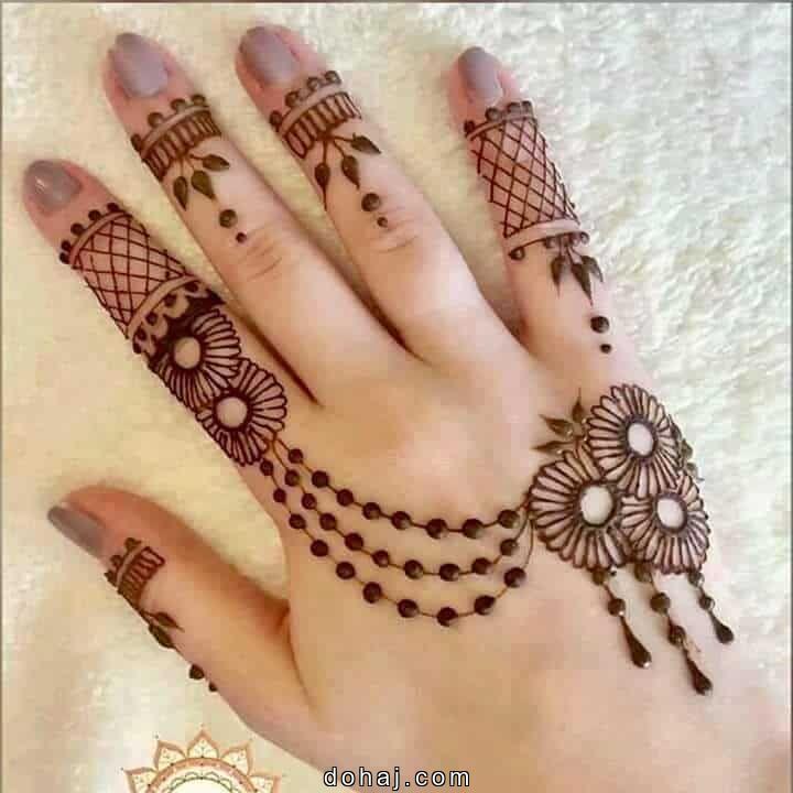 Easy Round Mehndi Design