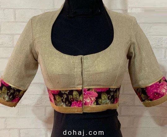 Easy Simple Blouse Back Neck Designs Images