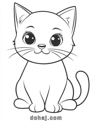 Easy Small Cat Drawing