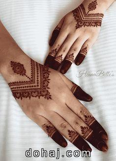 Easy Trending Simple Mehndi Design Front Hand